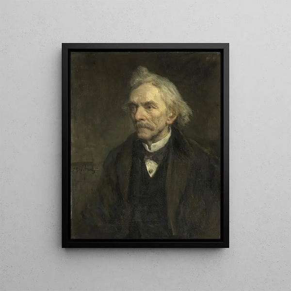 Louis Jacques Veltman 1817-1907 Actor - Jozef Israëls — framed artwork on a wall