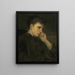 Melancholy - Jozef Israëls — framed artwork on a wall