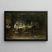 Family of Peasants at the Table - Jozef Israëls — framed artwork on a wall