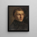 Portrait of a Young Man - Jozef Israëls — framed artwork on a wall