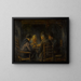Les mangeurs de pommes de terre - Jozef Israëls — framed artwork on a wall