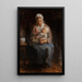 Sollicitude maternelle - Jozef Israëls — framed artwork on a wall