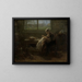 La Joie de la maternité - Jozef Israëls — framed artwork on a wall