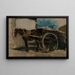 The horse-drawn cart - Jozef Israëls — framed artwork on a wall