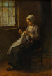 The Young Seamstress - Jozef Israëls — artwork view