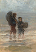 Two children paddling - Jozef Israëls — artwork view