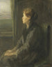 Woman at the Window - Jozef Israëls — artwork view