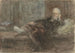 Self-portrait with a sick foot - Jozef Israëls — artwork view