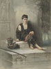 Young Fisher Sitting at His Meal - Jozef Israëls — artwork view