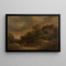 Landscape - Jozef Linnig — framed artwork on a wall