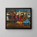 a pottery market in Mihalovce - Jozef Teodor Mousson — framed artwork on a wall