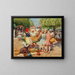 At the market - Jozef Teodor Mousson — framed artwork on a wall