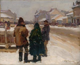 At the market of Michalovice - Jozef Teodor Mousson — artwork view