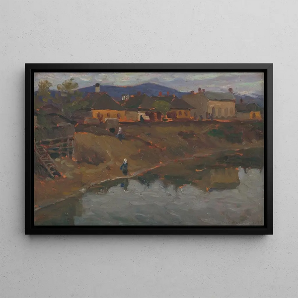 Breh Latorice - Jozef Teodor Mousson — framed artwork on a wall