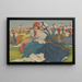 Village Festival - Jozef Teodor Mousson — framed artwork on a wall