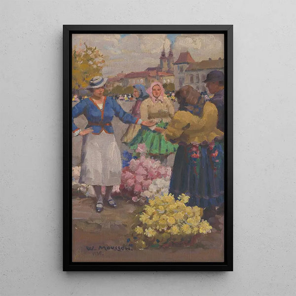Duiky - Jozef Teodor Mousson — framed artwork on a wall