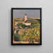Village of Eastern Slovakia - Jozef Teodor Mousson — framed artwork on a wall