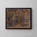 A Fair Study - Jozef Teodor Mousson — framed artwork on a wall