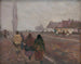 On the Market Road of Michalovice - Jozef Teodor Mousson — artwork view