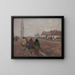 On the Market Road of Michalovice - Jozef Teodor Mousson — framed artwork on a wall