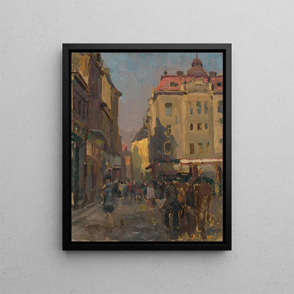 Ostrava - Jozef Teodor Mousson — framed artwork on a wall