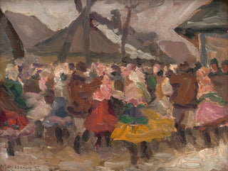Study of popular festivities - Jozef Teodor Mousson — artwork view