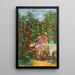 Summer in the Garden - Jozef Teodor Mousson — framed artwork on a wall
