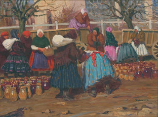 Market of Pots - Jozef Teodor Mousson — artwork view