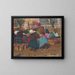 Market of Pots - Jozef Teodor Mousson — framed artwork on a wall