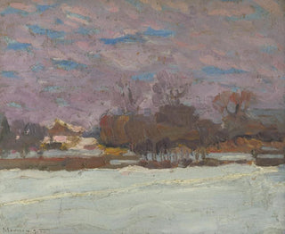 Winter Artist's Garden - Jozef Teodor Mousson — artwork view
