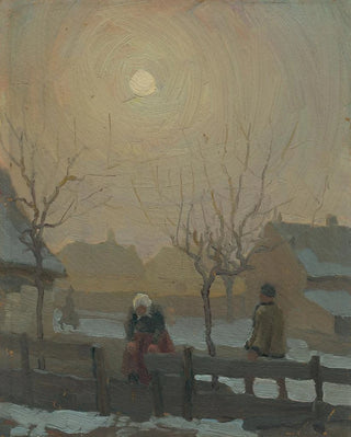 Jozef Teodor Mousson - Zima na dedine.webp