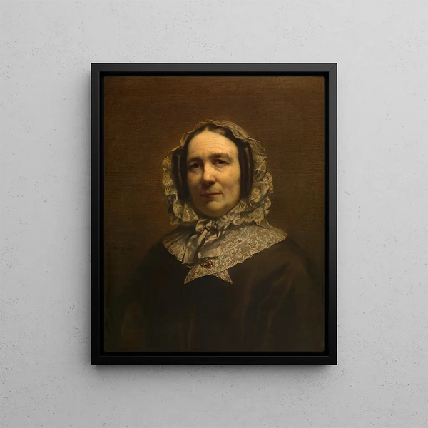 Madame Le Delier - Jozef Van Lerius — framed artwork on a wall