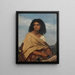 Moza la Gitane - Jozef Van Lerius — framed artwork on a wall