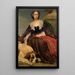 Princess Herminie de Looz et Corswarem - Jozef Van Lerius — framed artwork on a wall