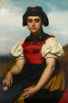 Young Girl of Hotzenwald - Jozef Van Lerius — artwork view