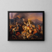 La reconquête d'Ofen des mains des Turcs en 1686 - József von Molnár — framed artwork on a wall
