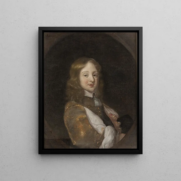 August Fredrik 1646-1705 Duke of Holstein-Gottorp - Jürgen Ovens — framed artwork on a wall