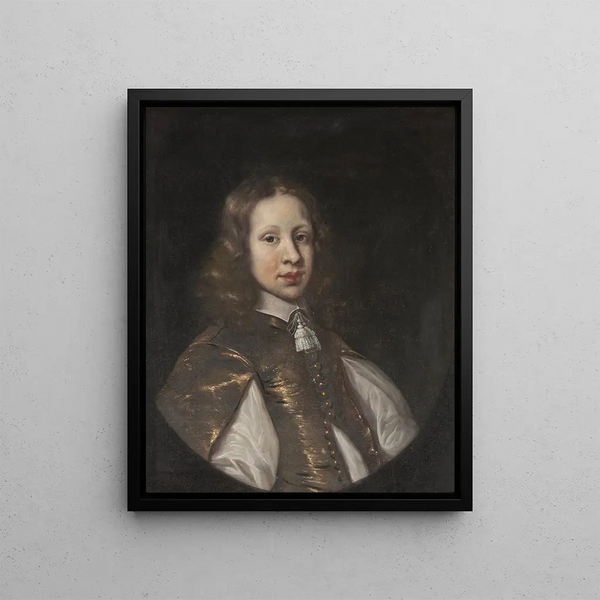 Kristian Albrekt 1641-1694 Duke of Holstein-Gottorp - Jürgen Ovens — framed artwork on a wall