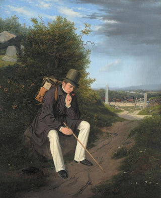 Jrgen Roed - An Artist Resting by the Roadside.webp