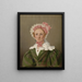 Mademoiselle Ida Wilhelmine Trock - Jørgen Roed — framed artwork on a wall