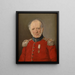 Portrait of Colonel von Darcheus - Jørgen Roed — framed artwork on a wall