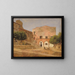The Market at Priverno - Jørgen Roed — framed artwork on a wall