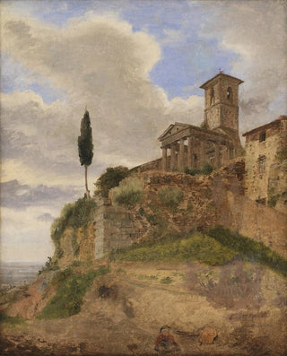 Jrgen Roed - The Temple of Hercules at Cori.webp