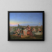 Veillée de la Saint-Jean: Malades endormis sur la tombe de Sainte-Hélène à Tisvilde - Jørgen Sonne — framed artwork on a wall
