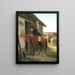 During a Horse Ride, Nglen Goes to the Joint - Jørgen Sonne — framed artwork on a wall