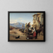 Roman peasants going to the market - Jørgen Sonne — framed artwork on a wall