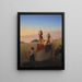 Rural Scene Painting - Jørgen Sonne — framed artwork on a wall