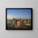 Les malades dorment au Helenegraven près de Tisvilde - Jørgen Sonne — framed artwork on a wall
