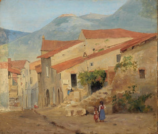 Rue de village dans les montagnes sabines - Jørgen Sonne — artwork view