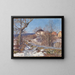 Two degrees below zero February - Jørgen Sørensen — framed artwork on a wall